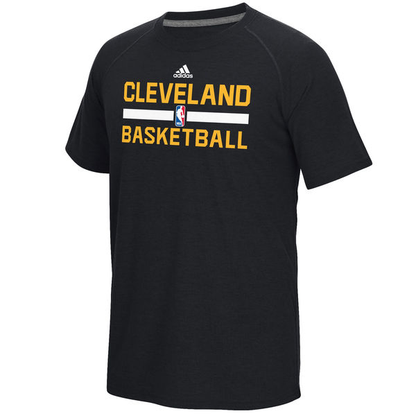 NBA Men Cleveland Cavaliers adidas OnCourt Climalite Ultimate TShirt Black->nba t-shirts->Sports Accessory